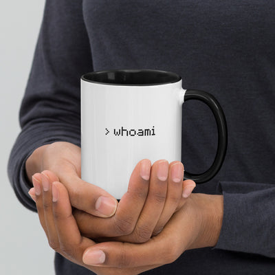 Whoami - Mug with Color Inside