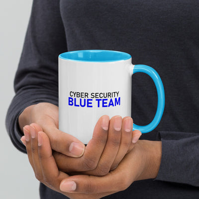 Cyber Security Blue team V4 - Mug with Color Inside