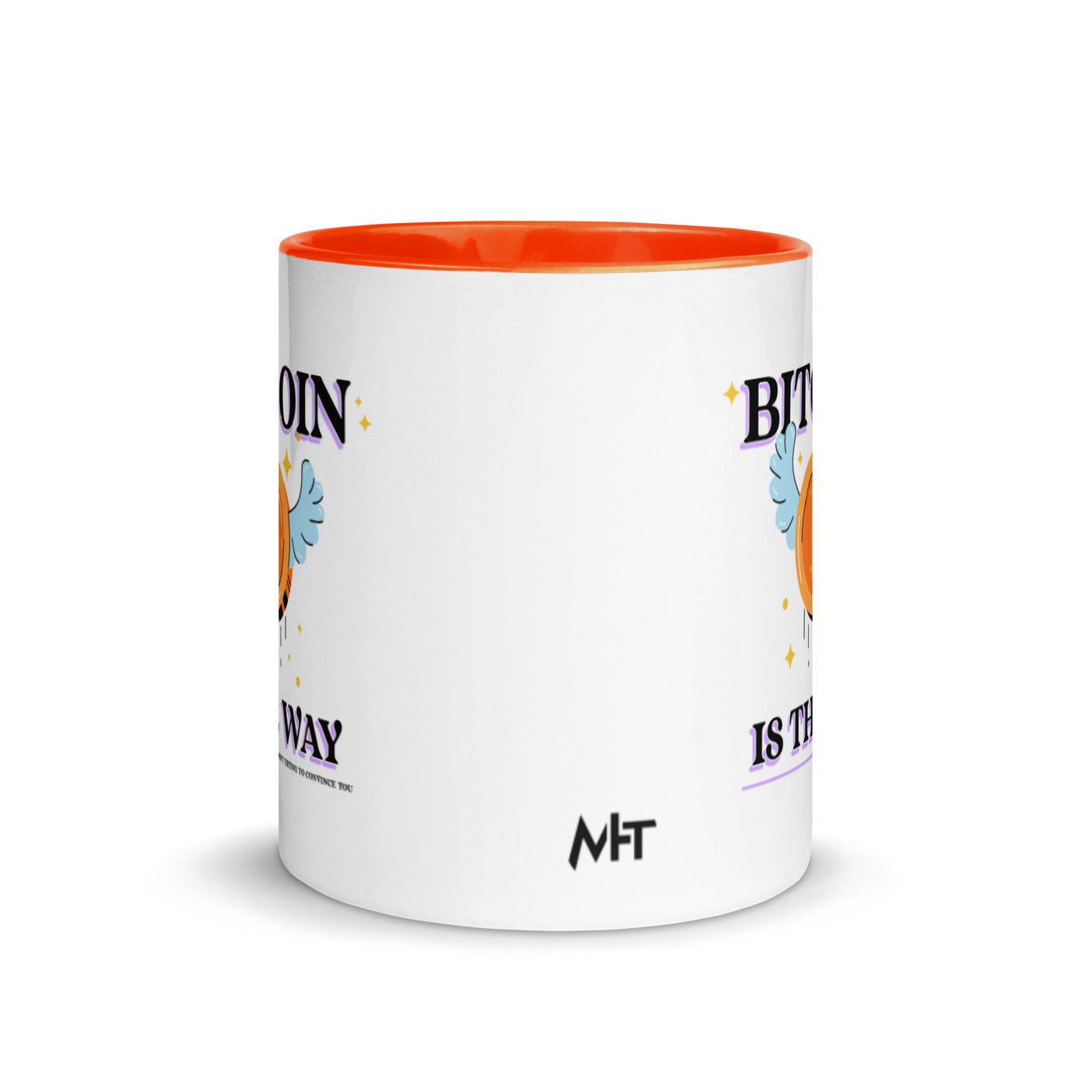 Bitcoin is the way - Mug with Color Inside