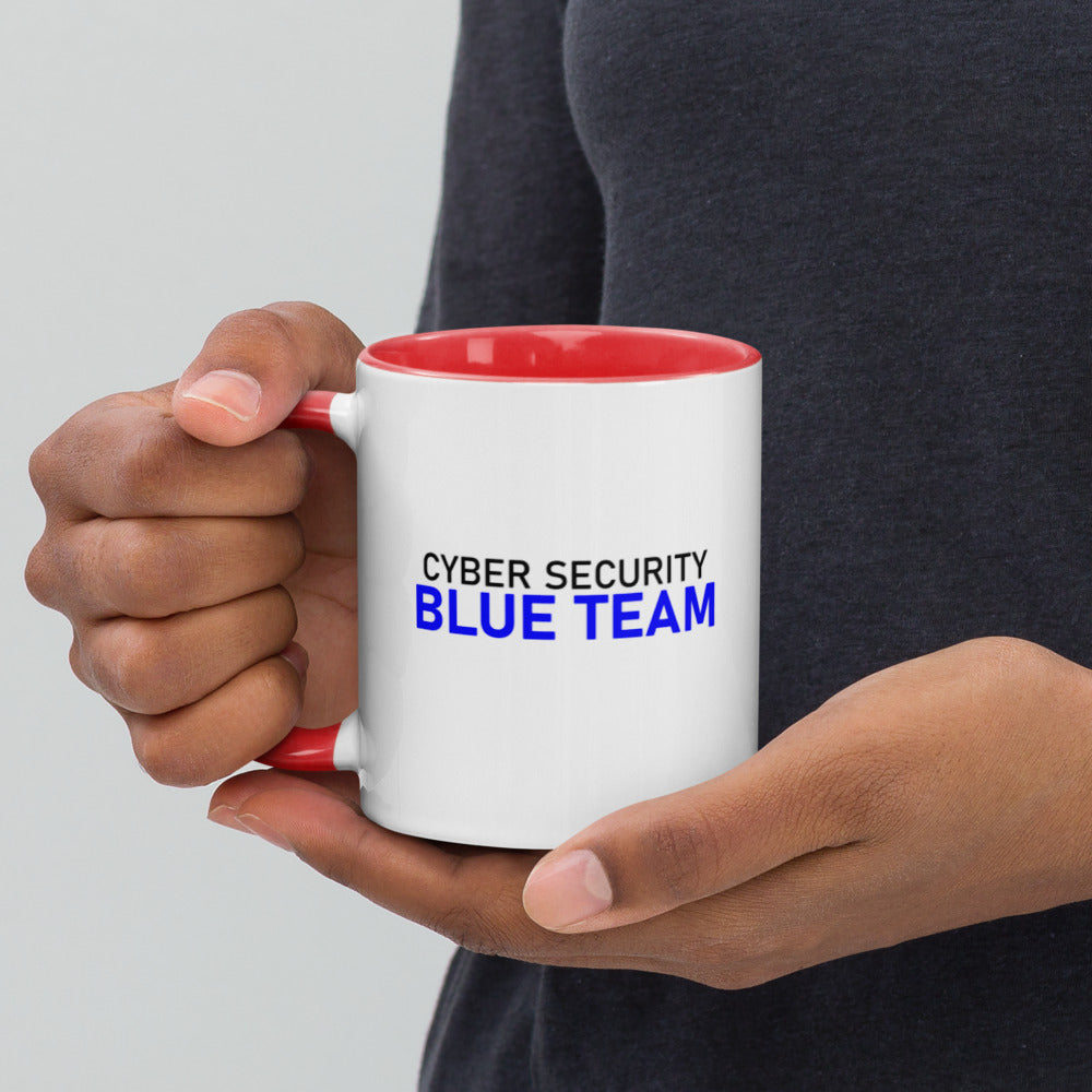 Cyber Security Blue team V4 - Mug with Color Inside