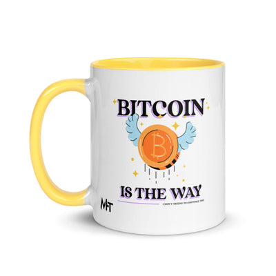 Bitcoin is the way - Mug with Color Inside