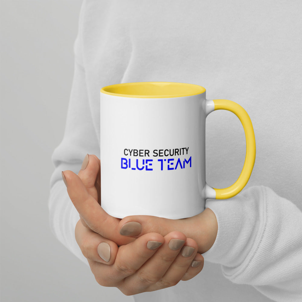Cybersecurity Blue Team v4 - Mug with Color Inside