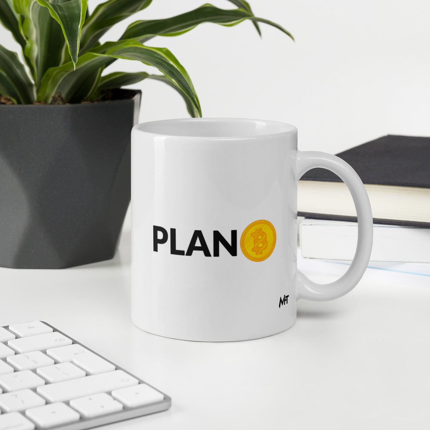Plan B - White glossy mug