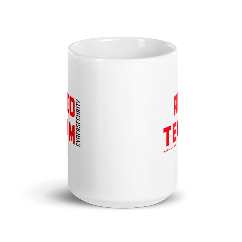 Cyber Security Red Team v7 - White glossy mug