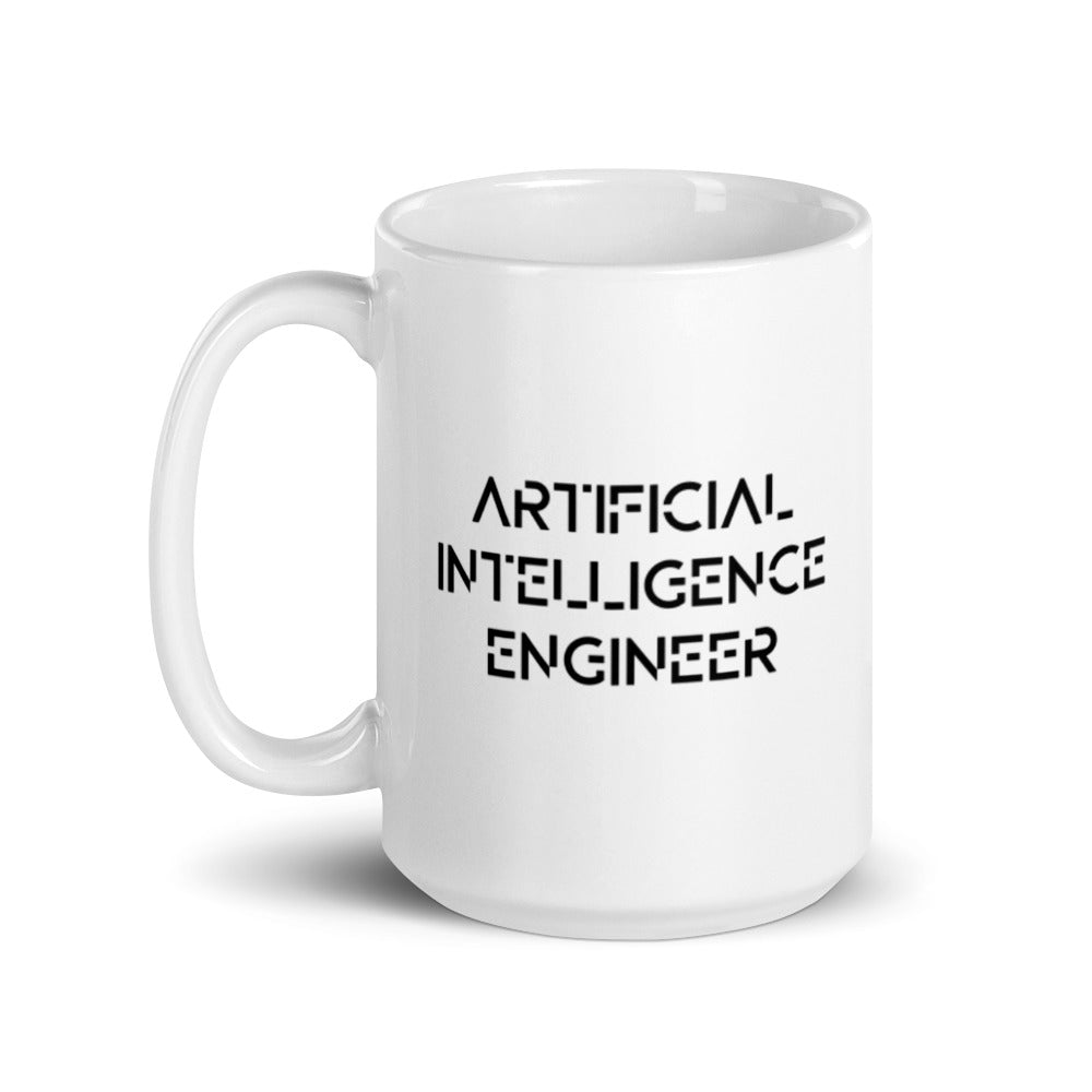 Artificial intelligence engineer - White glossy mug
