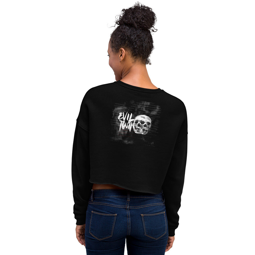Evil Twin - Crop Sweatshirt (back print)