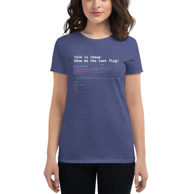 Talk is cheap - Women's short sleeve t-shirt