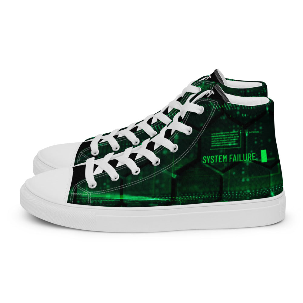 System failure - Women’s high top canvas shoes