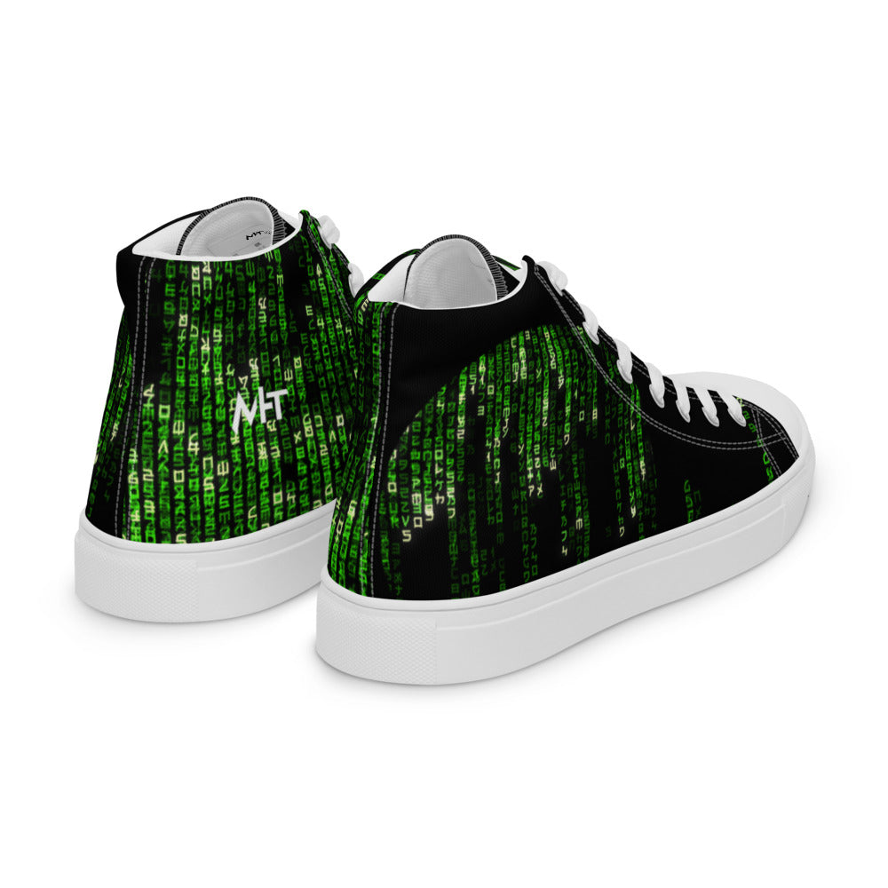 The source code - Women’s high top canvas shoes